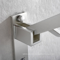 Single Pole Towel Bar Holder With Hooks